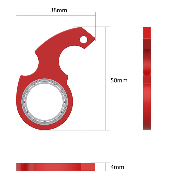 Creative Fidget Spinner Schlüsselanhänger – Anti-Stress Spielzeug & Flaschenöffner in einem!